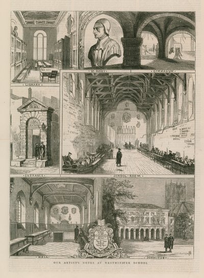Poznámky našich umělců ve Westminster School od English School