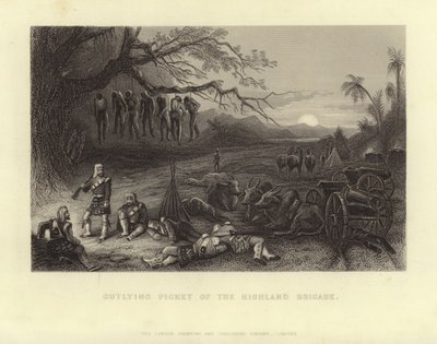 Odlehlá hlídka Highland Brigade od English School