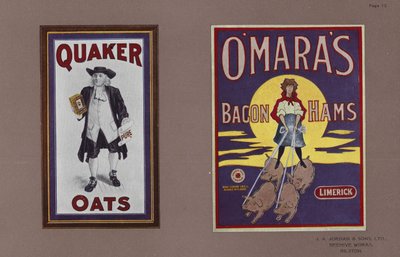 Stránka z Jordans Enamelled Signs od English School