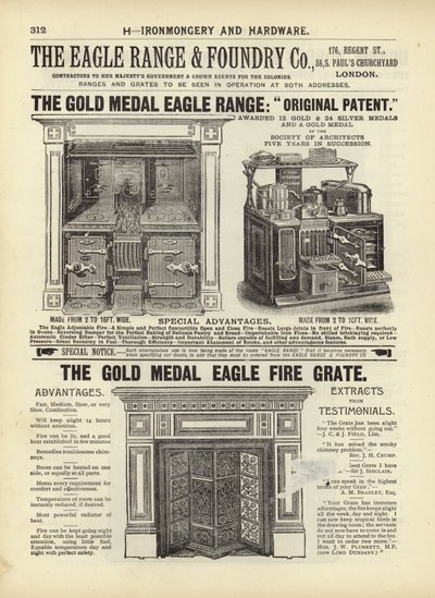 Stránka z Kompendia architektů, geodetů a inženýrů z roku 1892 od English School