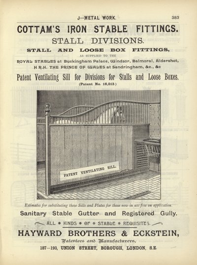Stránka z Kompendia architektů, geodetů a inženýrů z roku 1892 od English School