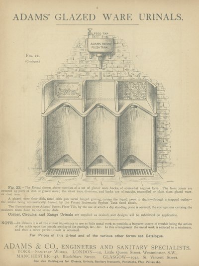 Stránka z Kompendia architektů, geodetů a inženýrů z roku 1892 od English School