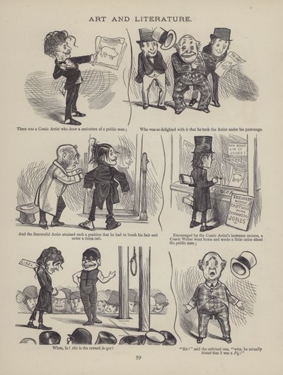 Stránka z The British Working Man aneb Ten, kdo v něj nevěří (rytina) od English School