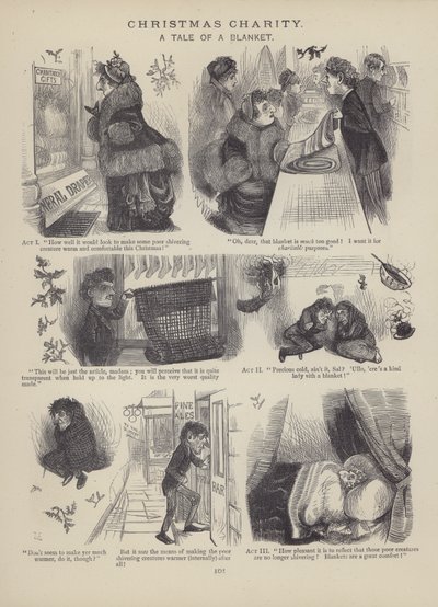 Stránka z The British Working Man aneb Ten, kdo v něj nevěří (rytina) od English School
