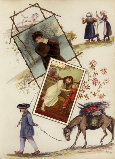 Stránka z pozdně viktoriánského alba (multimédia) od English School