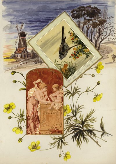 Stránka z pozdně viktoriánského alba (multimédia) od English School