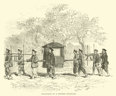 Palanquin čínského hodnostáře od English School