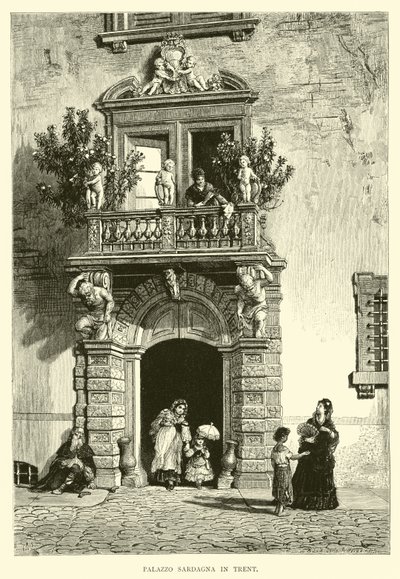 Palazzo Sardagna v Trentu od English School