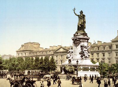 Paříž (ručně kolorovaná fotografie) od English School