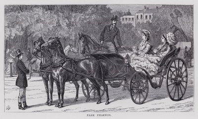 Park Phaeton (rytina) od English School