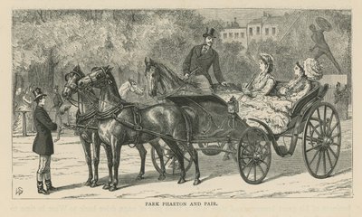 Zaparkujte phaeton a pár od English School