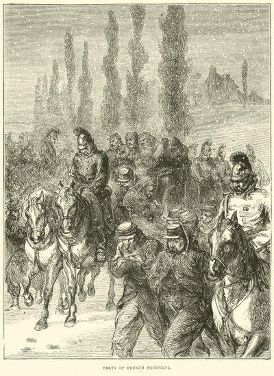 Strana francouzských zajatců, leden 1871 od English School