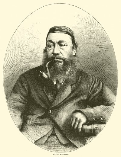 Paul Kruger (rytina) od English School