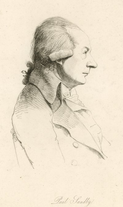 Paul Sandby, tvůrce map a malíř od English School