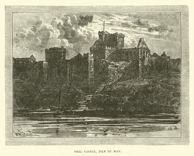 Hrad Peel, Isle of Man od English School