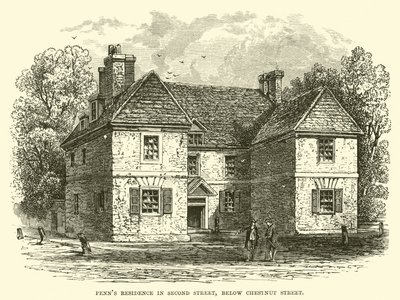 Penns Residence v Second Street, pod Chestnut Street od English School