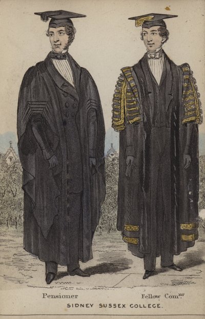 Důchodce, Fellow Commoner, Sidney Sussex College od English School