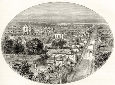 Perth, Západní Austrálie, kolem roku 1880, z 