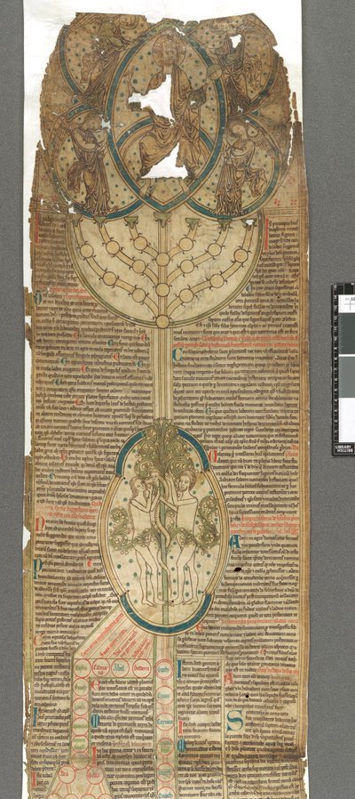 Petr z Poitiers, Kompendium dějin v Kristově genealogii (pergamen) od English School