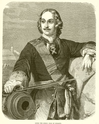 Petr Veliký, car pižmový od English School
