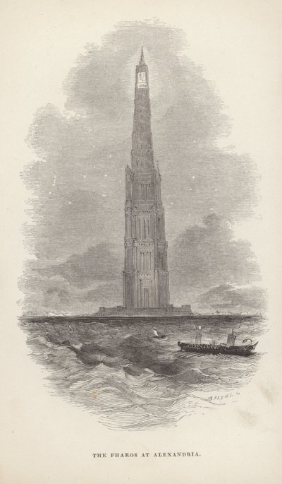 Pharos z Alexandrie od English School