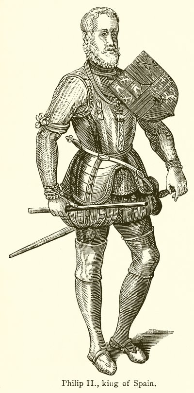 Filip II., španělský král od English School