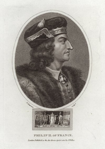 Francouzský Filip II od English School