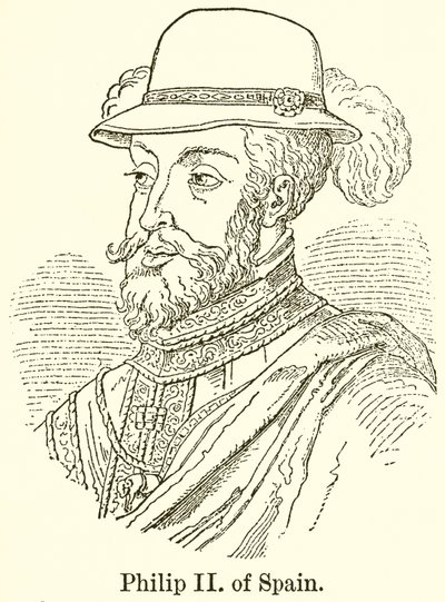 Španělský Filip II od English School