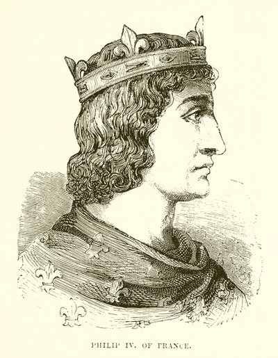 Francouzský Filip IV od English School
