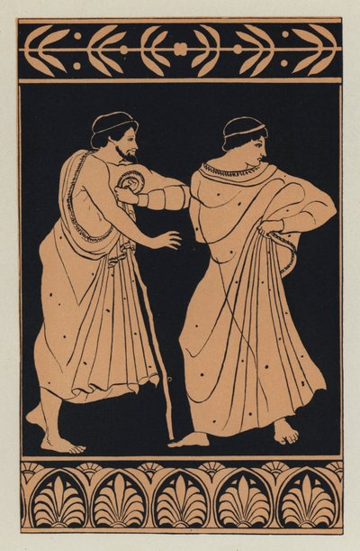 Philto a Lesbionicus (barevné lito) od English School
