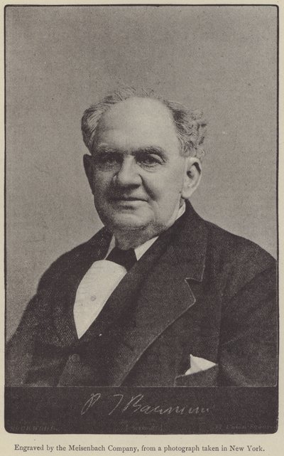 Phineas Taylor Barnum (rytina) od English School