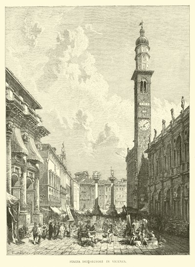Piazza dei Signori ve Vicenze od English School