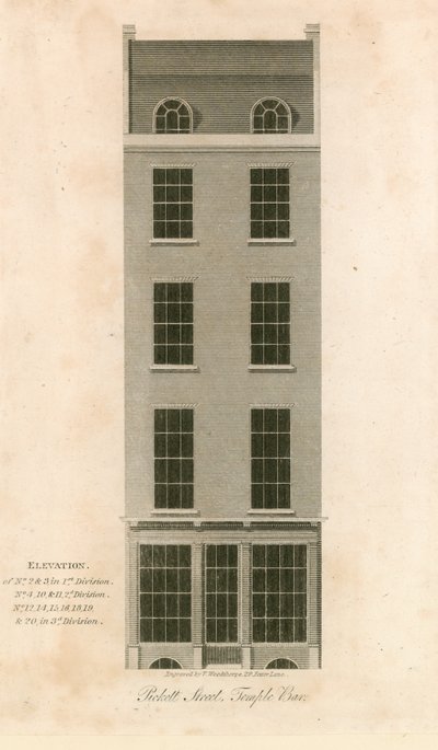 Pickett Street, Temple Bar, Londýn od English School