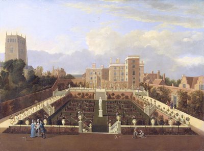 Pierrepont House, Nottingham, kolem 1708-13 od English School