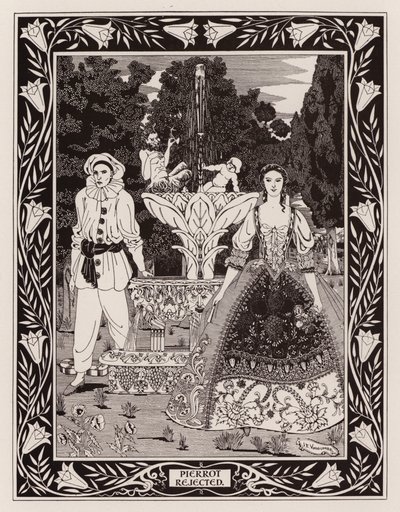 Pierrot odmítnut (litho) od English School