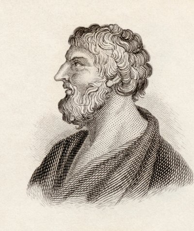 Pittacus of Mytilene, z „Crabbes Historical Dictionary“, vydaného v roce 1825 od English School