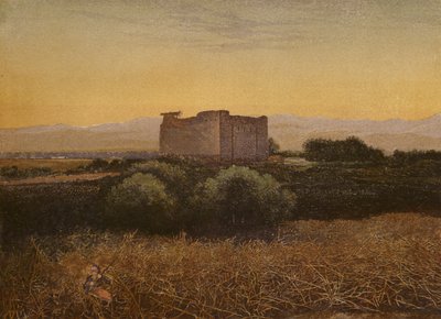 Místa zmíněná v Bibli: Jericho, od jihozápadu (chromolitho) od English School