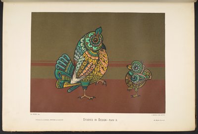 Deska ii, ze Studií designu. [60 barevných talířů.] od English School