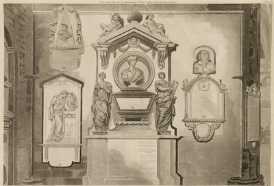 Poets Corner, Westminster Abbey, Londýn od English School
