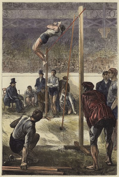 Pole skákající u zemědělské haly od English School