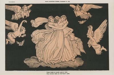 Politická karikatura (barevná litografie) od English School