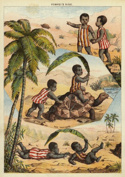 Pompeyova jízda (chromolitho) od English School