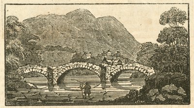 Pooley Bridge, Ullswater (rytina) od English School