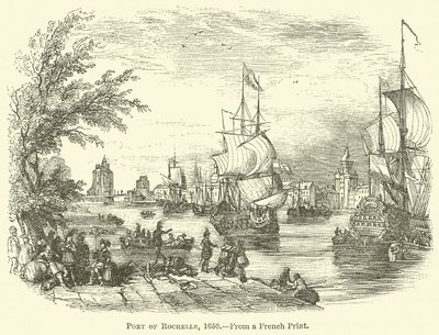 Přístav Rochelle, 1650 od English School