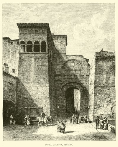 Porta Augusta, Perugia od English School