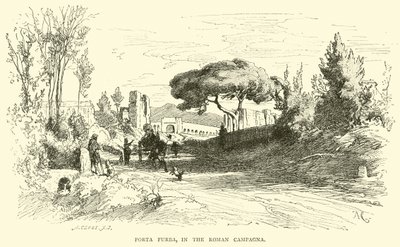 Porta Furba, v římské Campagna od English School