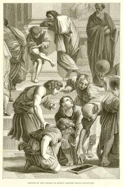 Část škol v Aténách (galerie Della Segnatura) od English School