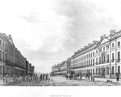 Portland Place, Londýn, 1800 od English School