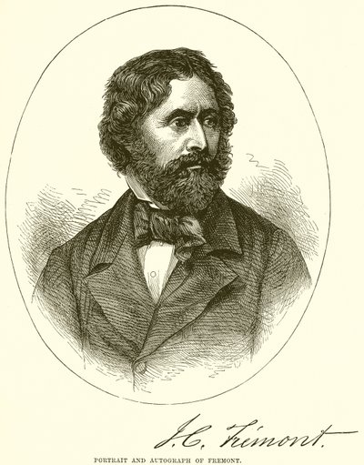 Portrét a autogram Fremonta od English School