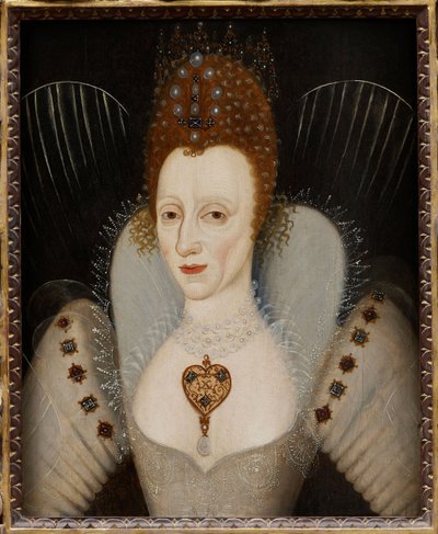 ""Portrait Of Queen Elizabeth I Of England"" (Portrait Of Queen Elizabeth I (1533-1603)) Anonymous Painting Circa 1600 Private Collection od English School